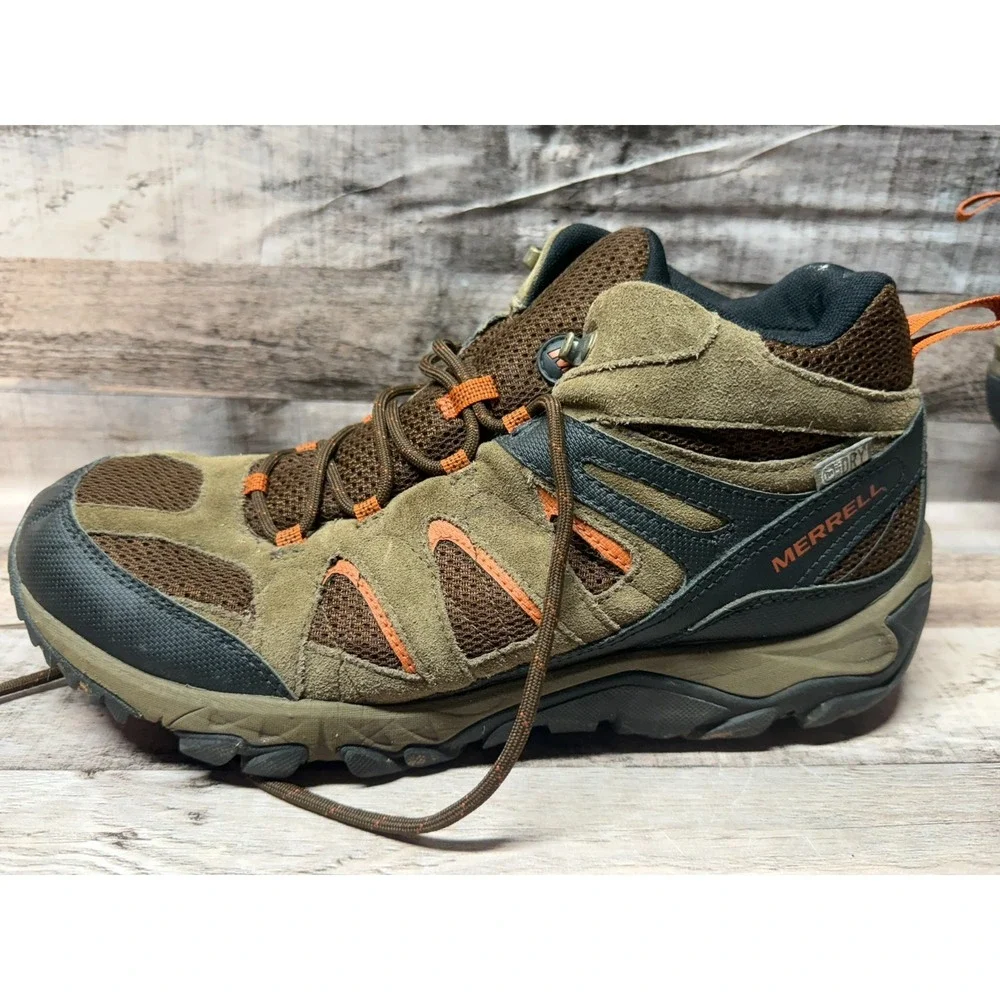 Merrell Men Hiking Performance Shoes Dry J09519‎ Size 11.5 Tan